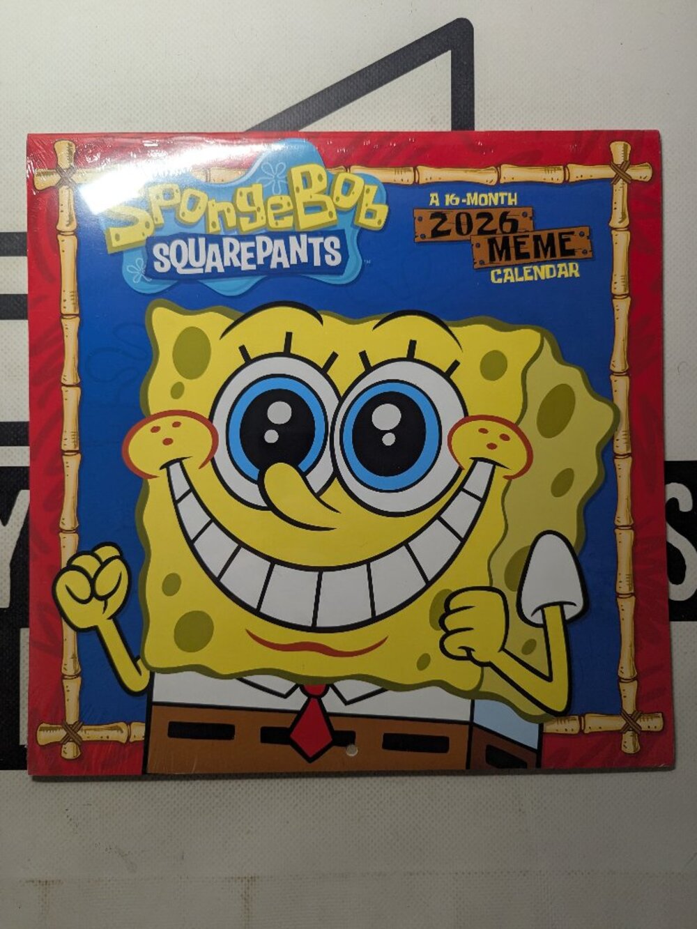 Spongebob Squarepants a 16-Month 2026 Meme Calendar - New! Nickelodion